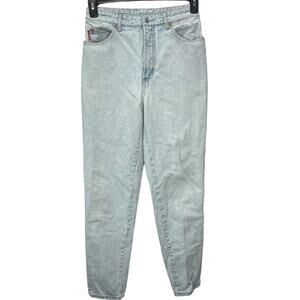 Vintage Bongo Womens Tapered Light Washed Jeans Juniors Size 11 Destroyed